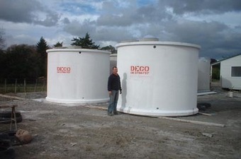 tanks concrete water nz wellington precast